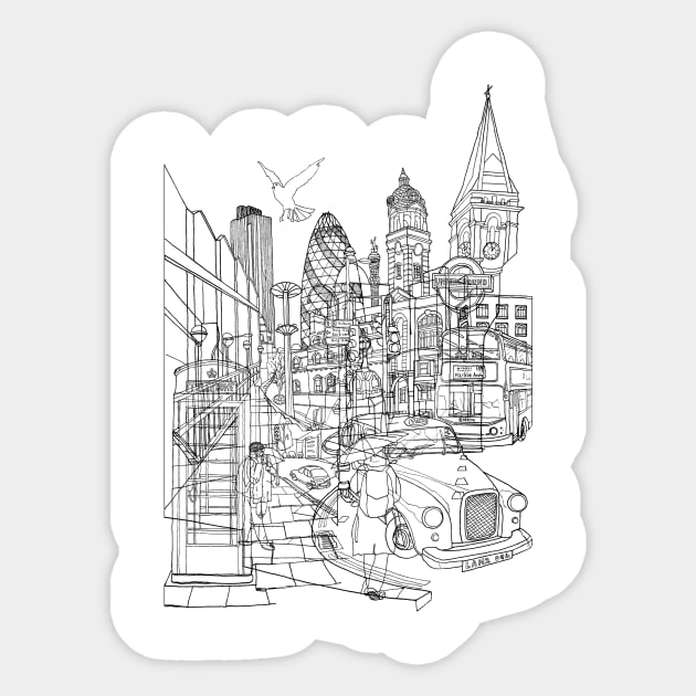 London! (Original) Sticker by davidbushell82